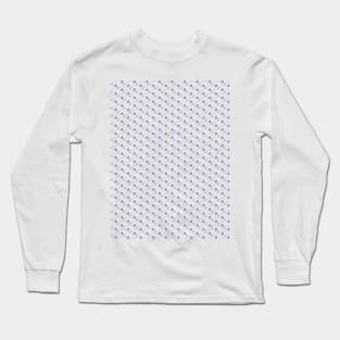 Subtle pattern with blue and beige Long Sleeve T-Shirt